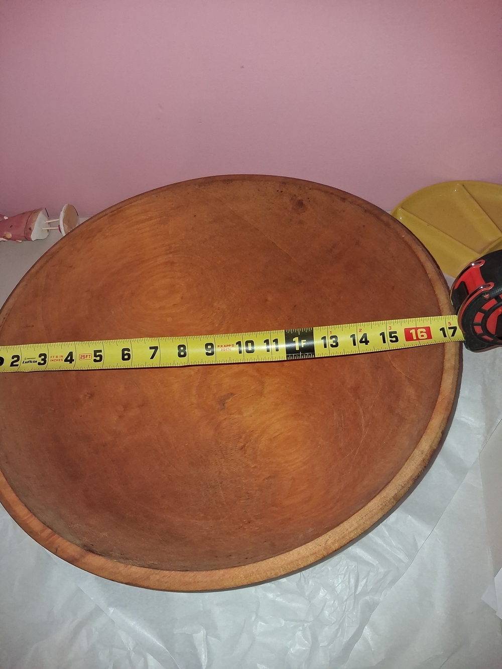 Handmade 17” Artisan Cherry Burl Bowl – Solid One-Piece Hand-Turned Masterpiece